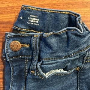 LITTLE GIRL- (3) pairs OLD NAVY SIZE 6 ROCKSTAR JEGGINGS